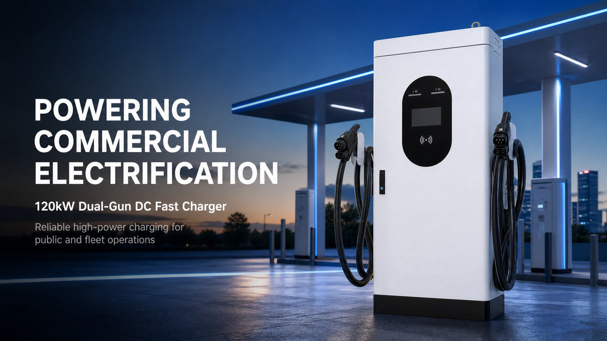 Borne DC 120 kW – Vue industrielle