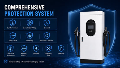 Borne DC 120 kW – Système de sécurité