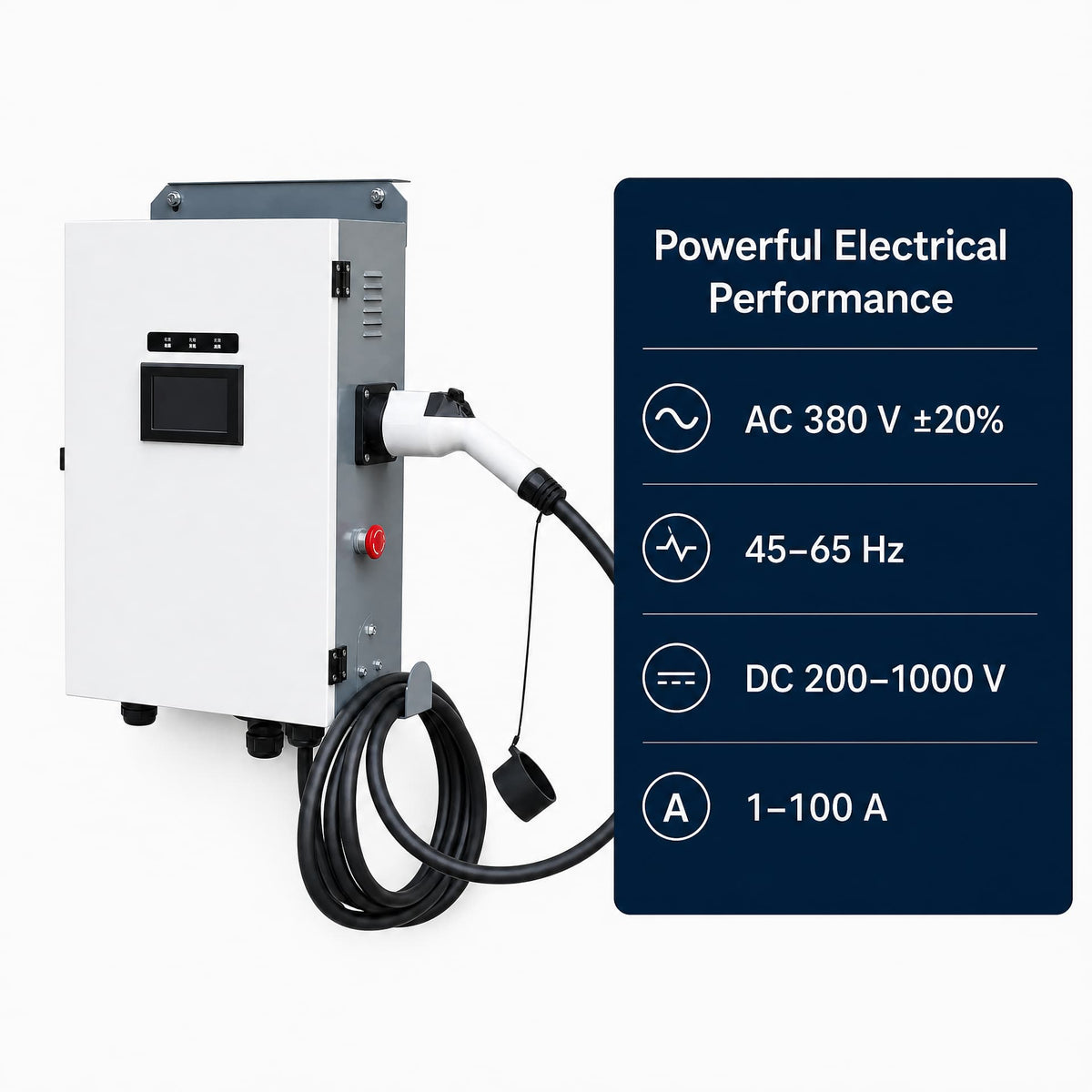 Chargepro Borne DC 40 kW – Entrée AC 380V sortie DC 200-1000V