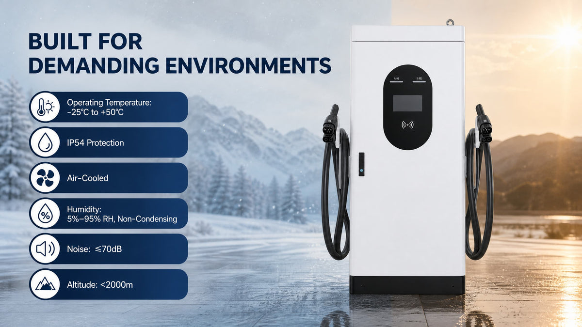 Borne DC 120 kW – Environnement d'utilisation