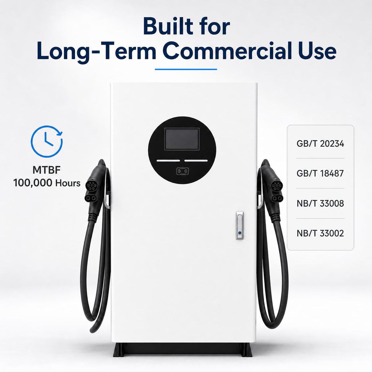 Borne de recharge DC 60 kW – Double Pistolet (Dual-Gun)