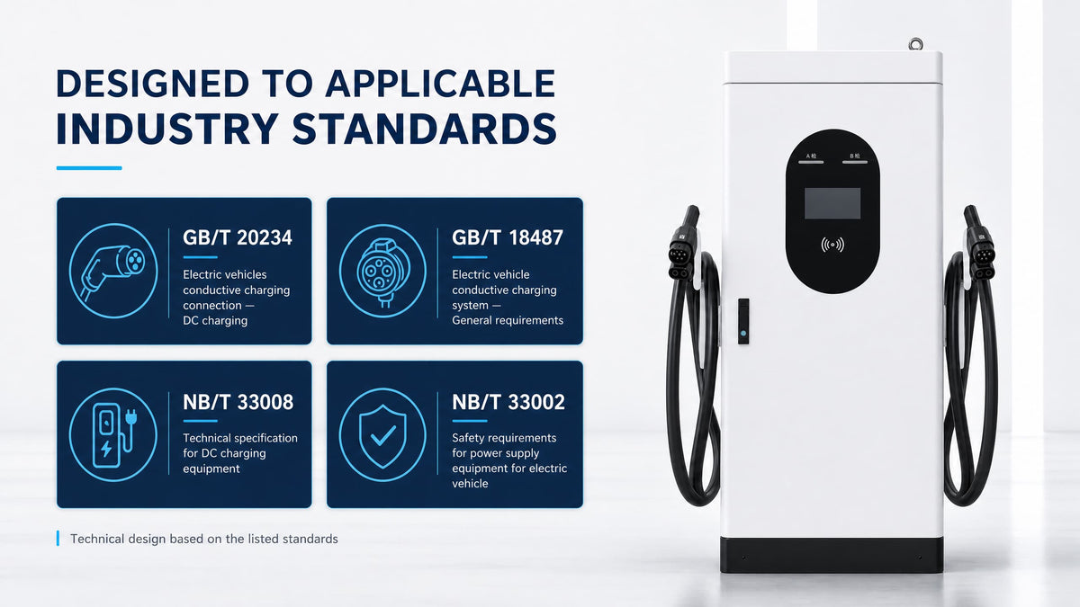 Borne DC 120 kW – Normes et certifications