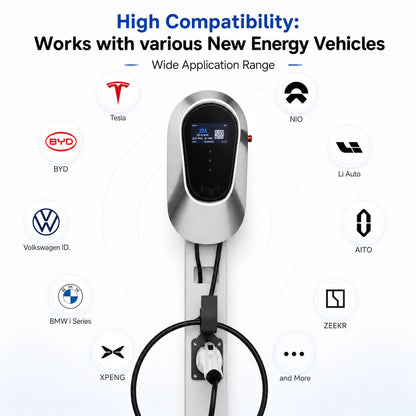 Chargepro Borne Murale EV 11 kW – Câble 7M + Pistolet fourni