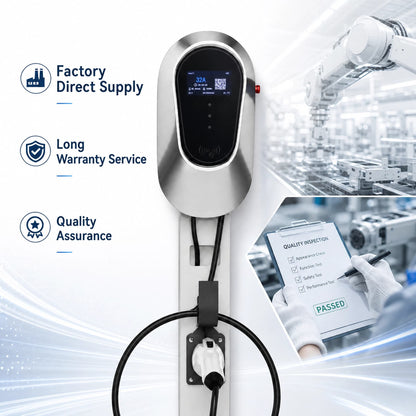 Chargepro Borne Murale EV 11 kW – Câble 7M + Pistolet fourni